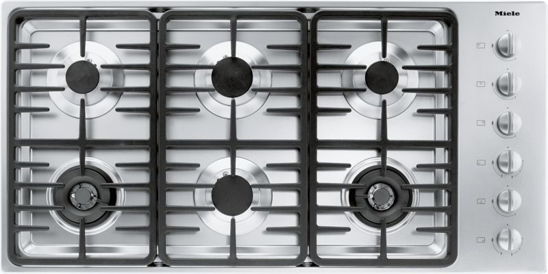 Miele KM 3485 G Stainless steel, model KM 3485 G — cooktops & rangetops specified and installed by iKitchen Cabinetry