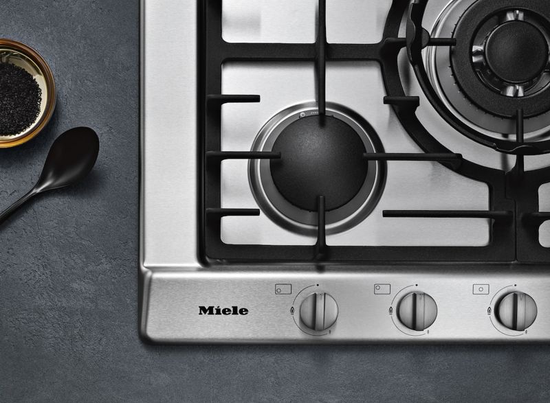 Miele KM 2032 G Stainless steel, model KM 2032 G — cooktops & rangetops specified and installed by iKitchen Cabinetry, view 2