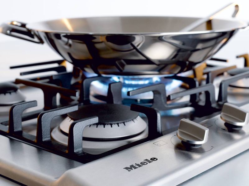 Miele KM 2032 G Stainless steel, model KM 2032 G — cooktops & rangetops specified and installed by iKitchen Cabinetry, view 3