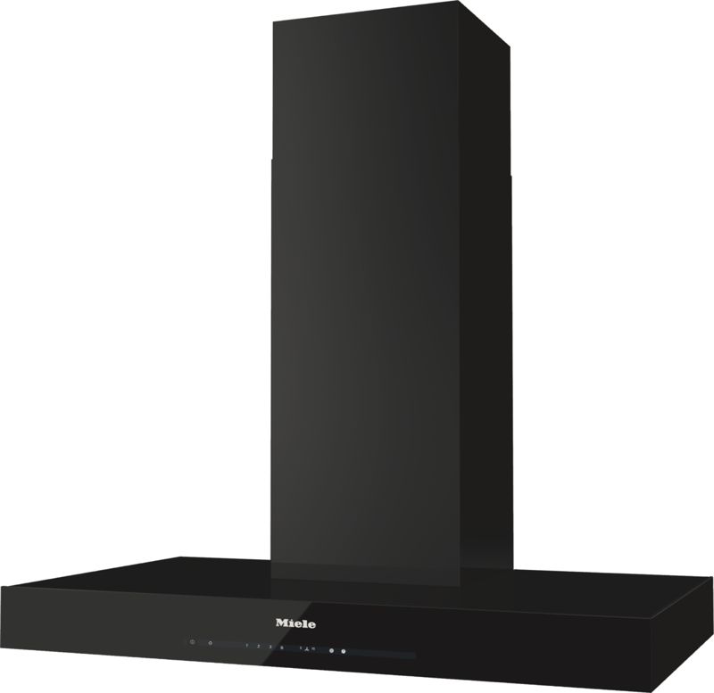 Miele DA 6698 W Puristic Edition 6000 Obsidian Black, model DA 6698 W Puristic Edition 6000 — ventilation hoods specified and installed by iKitchen Cabinetry