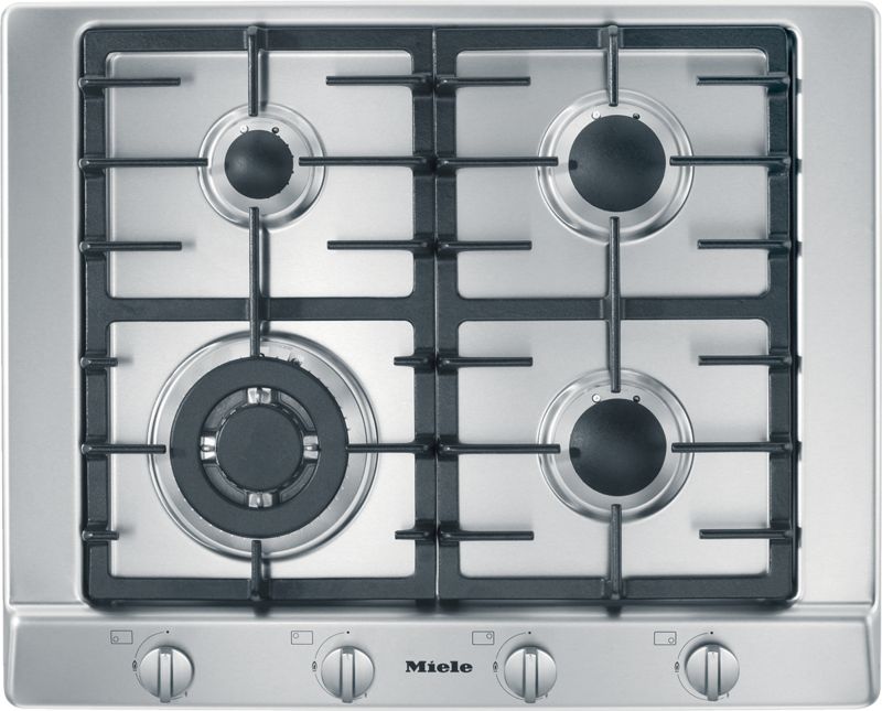 Miele KM 2012 G Stainless steel, model KM 2012 G — cooktops & rangetops specified and installed by iKitchen Cabinetry