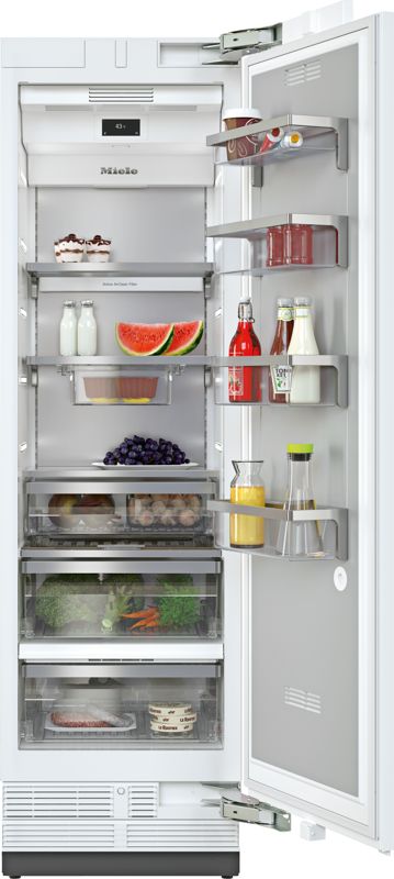 Miele 24" MasterCool refrigerator, model K 2602 Vi — built-in refrigerators specified and installed by iKitchen Cabinetry
