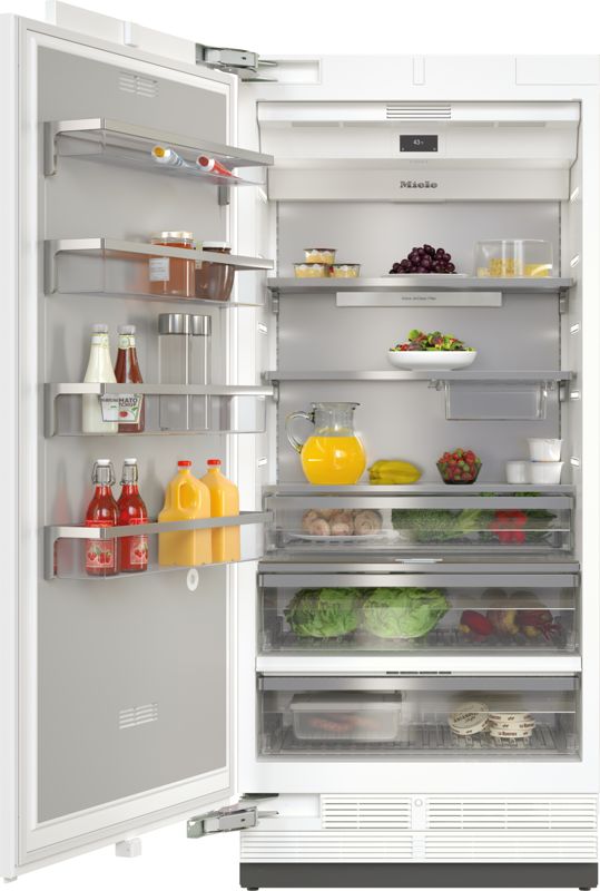 Miele 36" MasterCool refrigerator, model K 2912 Vi — built-in refrigerators specified and installed by iKitchen Cabinetry