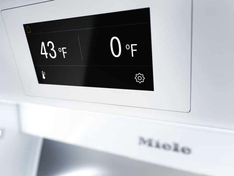 Miele 18" MasterCool Freezer, model F 2412 Vi — built-in freezers specified and installed by iKitchen Cabinetry, view 4