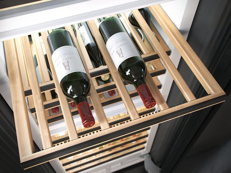 Miele 24" MasterCool Wine Refrigerator, model KWT 2612 Vi — wine units specified and installed by iKitchen Cabinetry, view 4