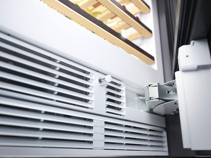 Miele 24" MasterCool wine refrigerator, model KWT 2662 ViS — wine units specified and installed by iKitchen Cabinetry, view 4