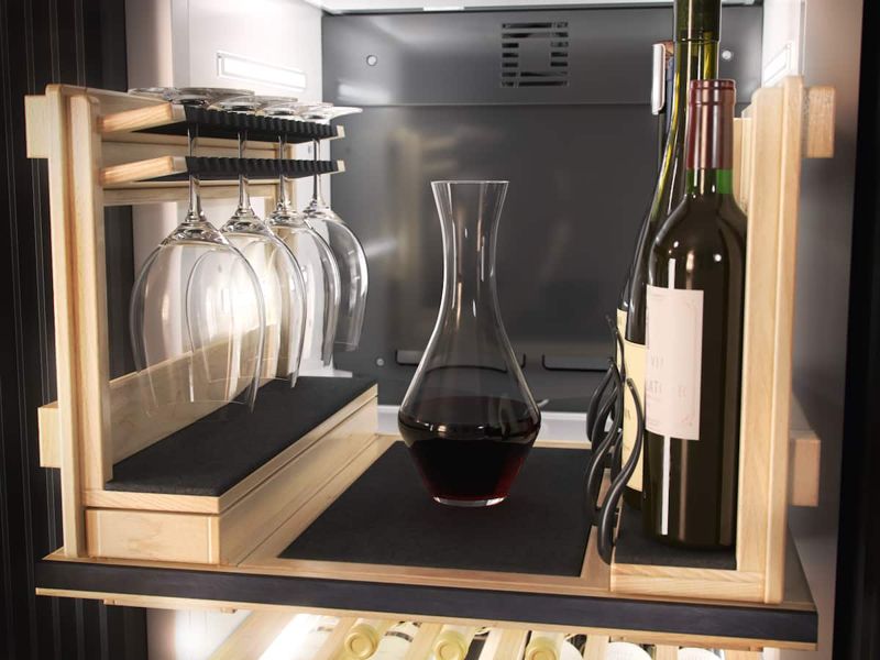 Miele 24" MasterCool wine refrigerator, model KWT 2662 ViS — wine units specified and installed by iKitchen Cabinetry, view 5