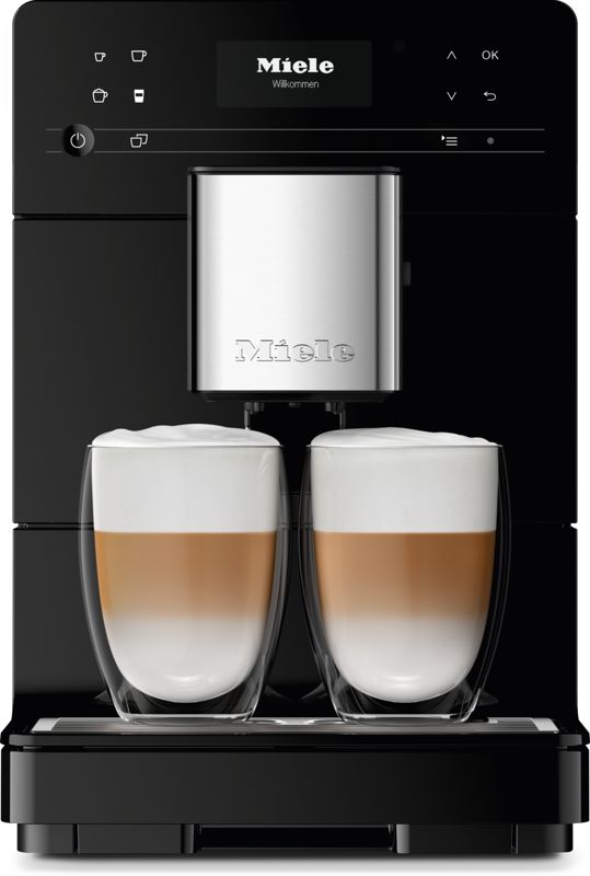 Miele CM 5310 Silence Obsidian Black, model CM 5310 Silence — countertop coffee machines specified and installed by iKitchen Cabinetry