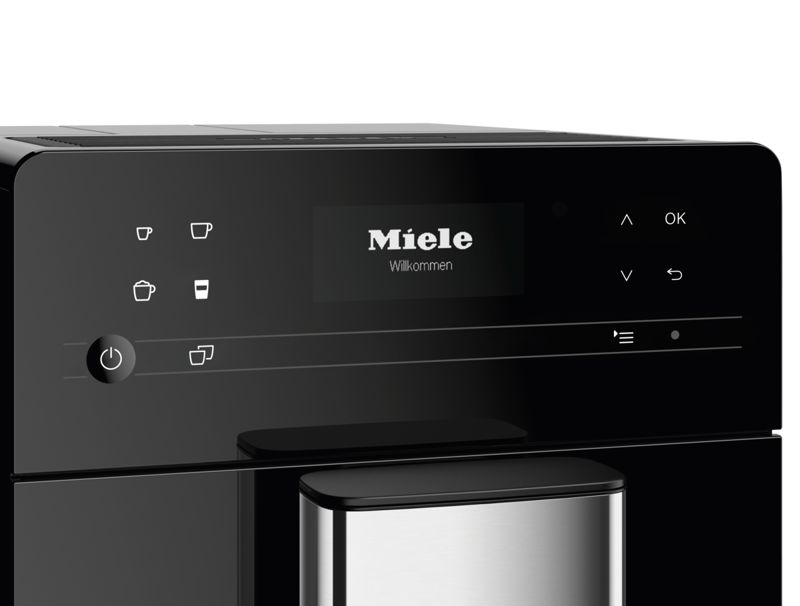 Miele CM 5310 Silence Obsidian Black, model CM 5310 Silence — countertop coffee machines specified and installed by iKitchen Cabinetry, view 6