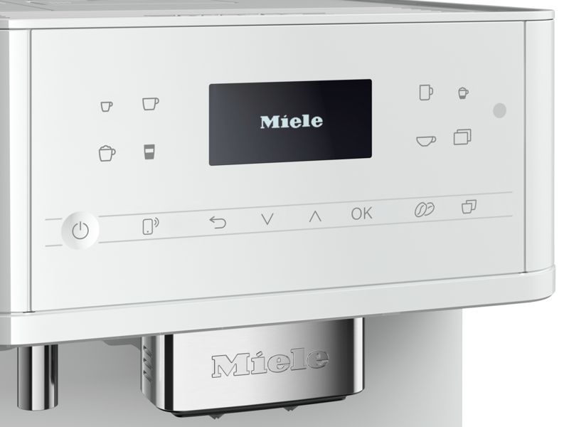 Miele CM 6160 MilkPerfection Lotus white, model CM 6160 MilkPerfection — countertop coffee machines specified and installed by iKitchen Cabinetry, view 6