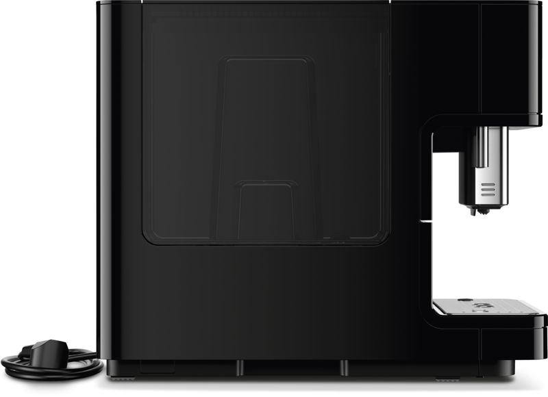Miele CM 6160 MilkPerfection Obsidian Black, model CM 6160 MilkPerfection — countertop coffee machines specified and installed by iKitchen Cabinetry, view 3