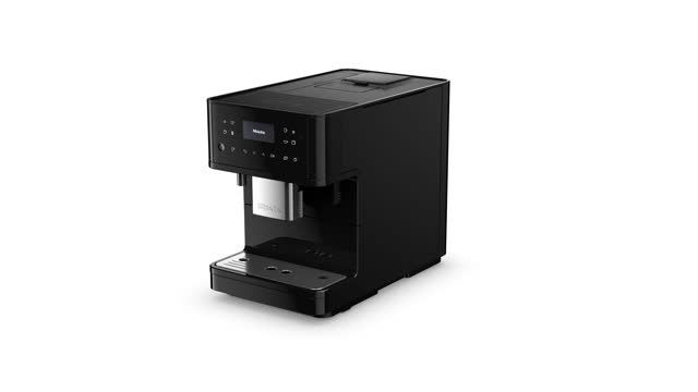 Miele CM 6160 MilkPerfection Obsidian Black, model CM 6160 MilkPerfection — countertop coffee machines specified and installed by iKitchen Cabinetry, view 4