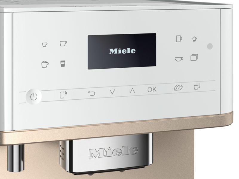Miele CM 6360 MilkPerfection Lotus white-CM, model CM 6360 MilkPerfection — countertop coffee machines specified and installed by iKitchen Cabinetry, view 6