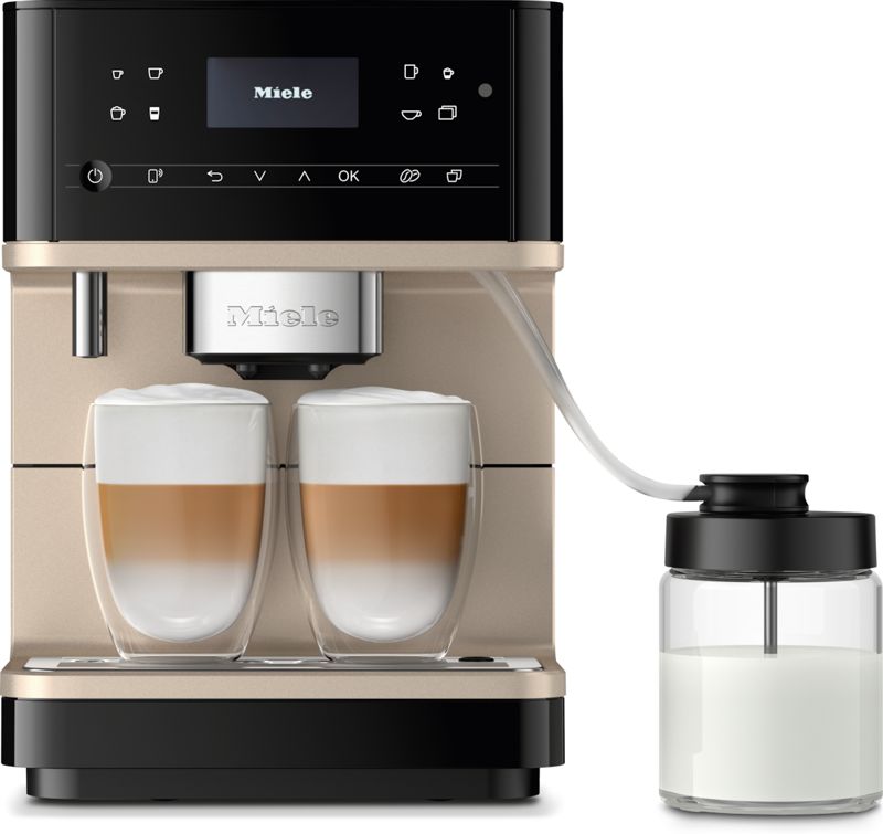 Miele CM 6360 MilkPerfection Obsidian Black.CS, model CM 6360 MilkPerfection — countertop coffee machines specified and installed by iKitchen Cabinetry