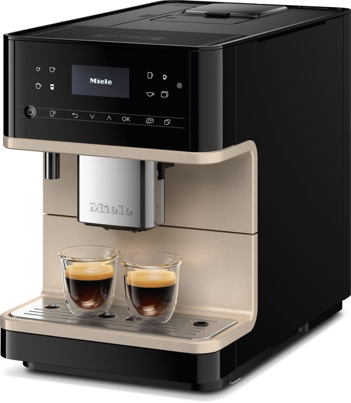 Miele CM 6360 MilkPerfection Obsidian Black.CS, model CM 6360 MilkPerfection — countertop coffee machines specified and installed by iKitchen Cabinetry, view 2