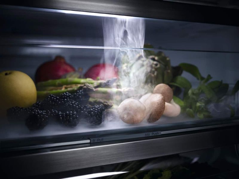 Miele 24" built-in refrigerator, model KS 7793 D — built-in refrigerators specified and installed by iKitchen Cabinetry, view 3