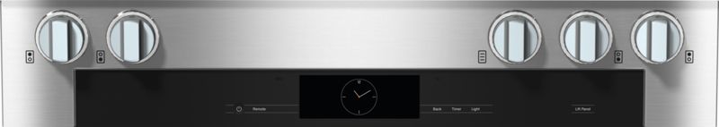 Miele 36" Range HR 1936-3 LP DF GD Stainless steel/Clean Touch Steel, model HR 1936-3 LP DF GD — ranges specified and installed by iKitchen Cabinetry, view 2