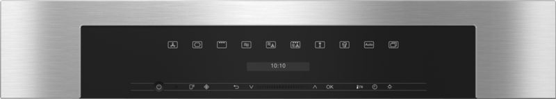Miele H 7170 BM Stainless steel/Clean Touch Steel – 30" compact speed oven, model H 7170 BM — ovens specified and installed by iKitchen Cabinetry, view 2
