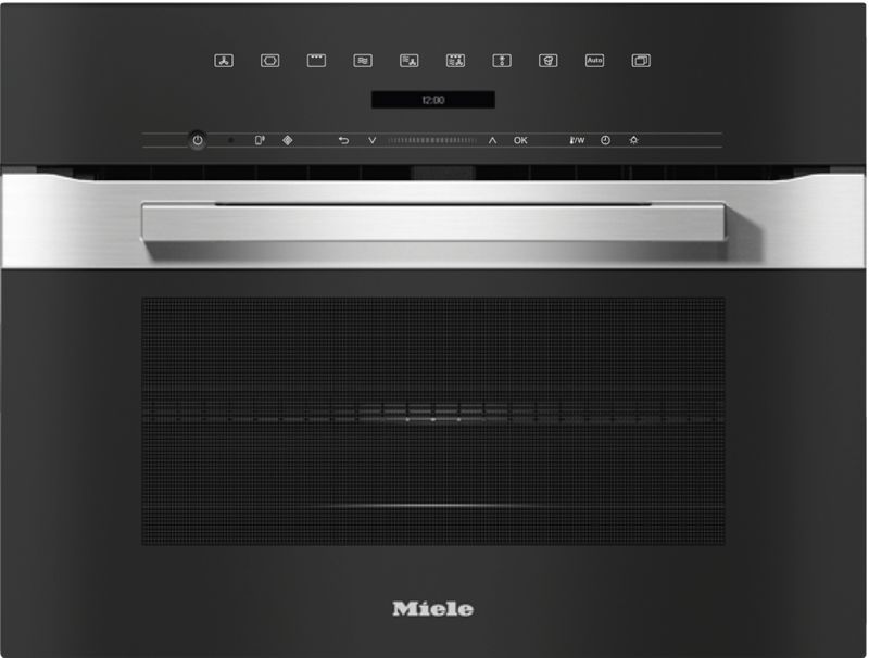 Miele 24" Compact Speed Oven, model H 7240 BM AM — ovens specified and installed by iKitchen Cabinetry