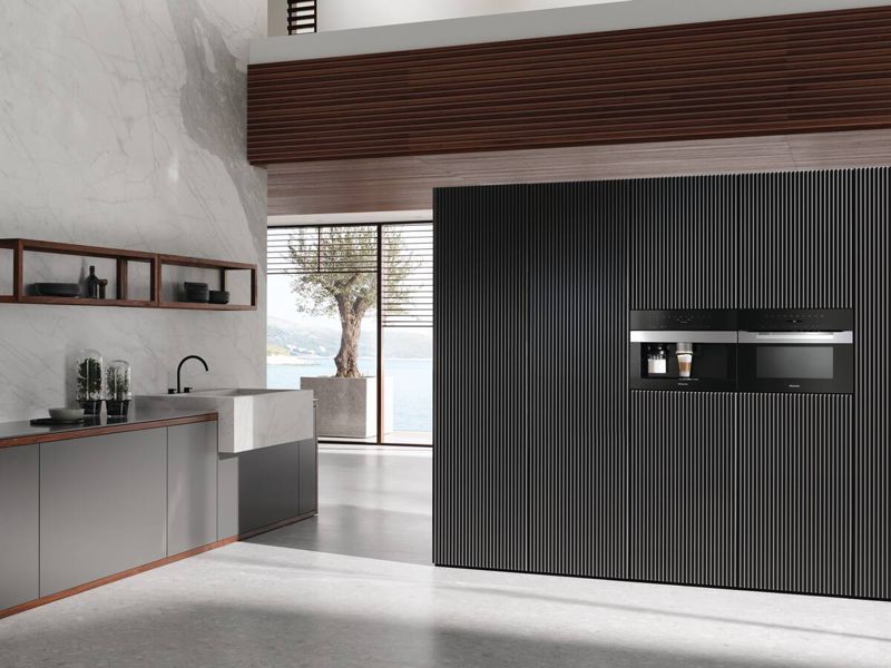 Miele 24" Compact Speed Oven, model H 7240 BM AM — ovens specified and installed by iKitchen Cabinetry, view 4