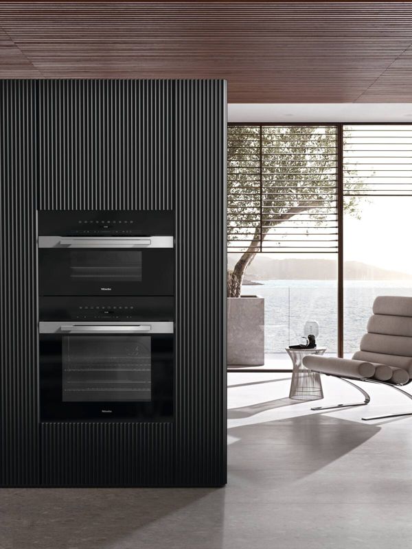 Miele 30" compact speed oven H 7270 BM Stainless steel/Clean Touch Steel, model H 7270 BM — ovens specified and installed by iKitchen Cabinetry, view 3