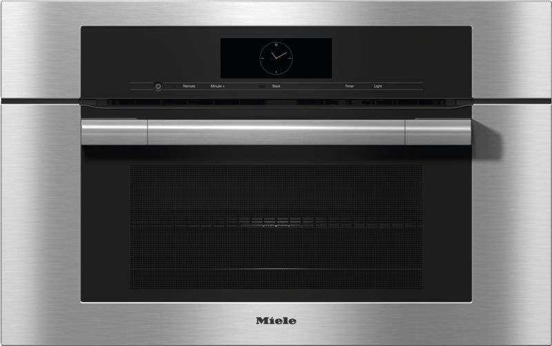 Miele H 7770 BM Stainless steel/Clean Touch Steel – 30" Compact Speed Oven, model H 7770 BM — ovens specified and installed by iKitchen Cabinetry