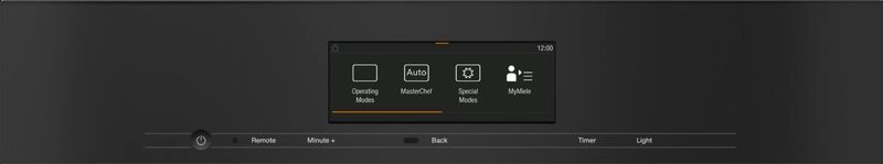 Miele 24" Compact Speed Oven H 7840 BM AM Obsidian Black, model H 7840 BM AM — ovens specified and installed by iKitchen Cabinetry, view 3