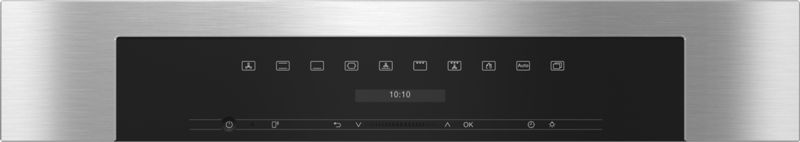 Miele 30 Inch Convection Oven H 7180 BP Stainless steel/Clean Touch Steel, model H 7180 BP — ovens specified and installed by iKitchen Cabinetry, view 2