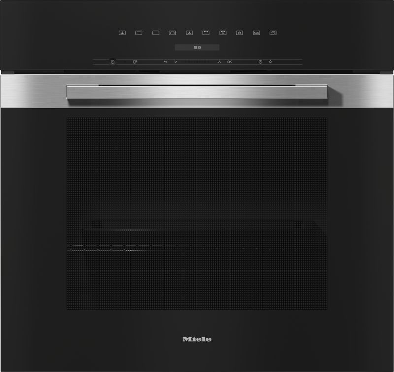 Miele 30 Inch Convection Oven H 7280 BP Stainless steel/Clean Touch Steel, model H 7280 BP — ovens specified and installed by iKitchen Cabinetry