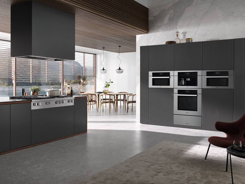 Miele 30" Compact Combi-Steam Oven XL with DirectWater plus, model DGC 7775 — steam & combi-steam ovens specified and installed by iKitchen Cabinetry, view 3