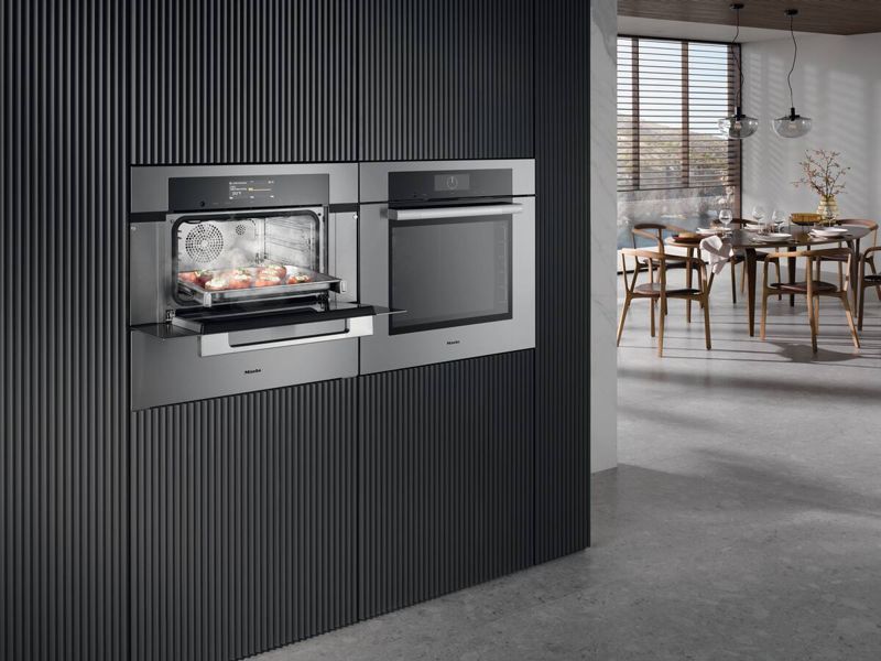 Miele 30" Compact Combi-Steam Oven XL, model DGC 7770 — steam & combi-steam ovens specified and installed by iKitchen Cabinetry, view 3