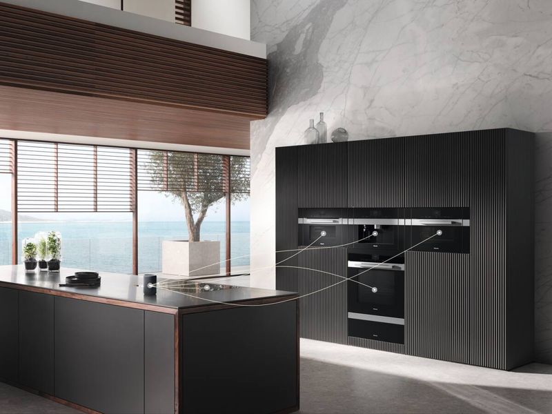 Miele 24" Compact Combi-Steam Oven XL, model DGC 7640 AM — steam & combi-steam ovens specified and installed by iKitchen Cabinetry, view 4