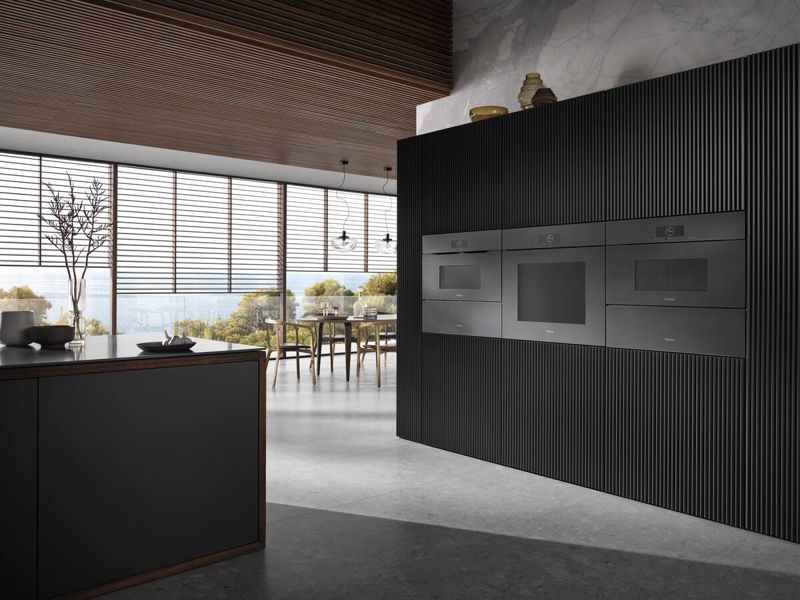 Miele 30" Handleless compact Combi-Steam Oven XL, model DGC 7870X — steam & combi-steam ovens specified and installed by iKitchen Cabinetry, view 3