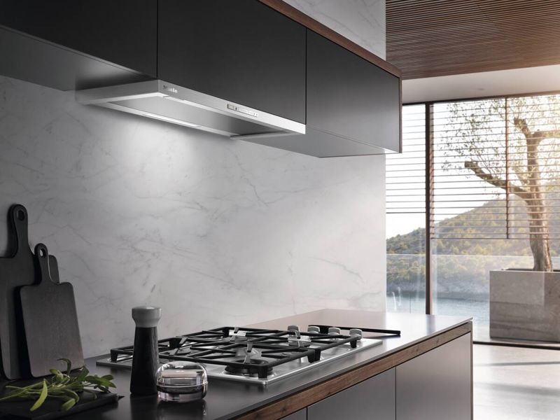 Miele DAS 4720 Stainless steel, model DAS 4720 — ventilation hoods specified and installed by iKitchen Cabinetry, view 5
