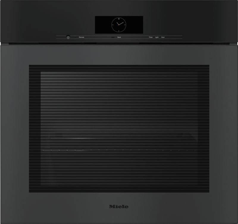 Miele 30" handleless oven H 7880 BPX Obsidian Black matte, model H 7880 BPX — ovens specified and installed by iKitchen Cabinetry