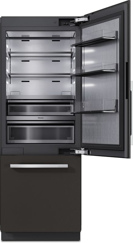Miele 30" MasterCool bottom-mount unit, model KFMC 3632 R — built-in bottom mounts specified and installed by iKitchen Cabinetry, view 2
