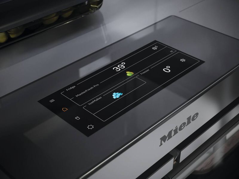 Miele 30" MasterCool bottom-mount unit, model KFMC 3632 R — built-in bottom mounts specified and installed by iKitchen Cabinetry, view 5