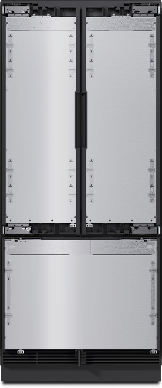 Miele 36" MasterCool FrenchDoor bottom-mount unit, model KFMC 3642 FD — built-in bottom mounts specified and installed by iKitchen Cabinetry, view 4
