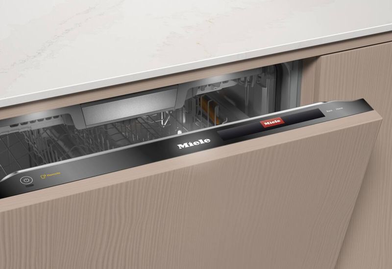 Miele G 7986 SCVi AutoDos K2O Clean Touch Steel/Obsidian Black, model G 7986 SCVi AutoDos K2O — dishwashers specified and installed by iKitchen Cabinetry, view 2