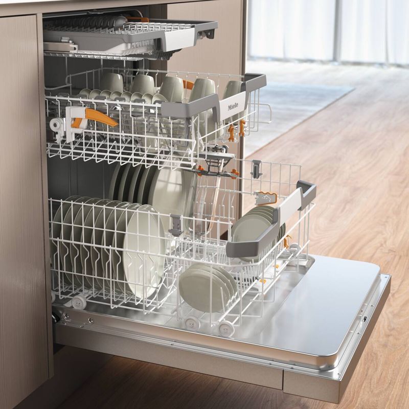 Miele G 7216 SCU CleanSteel front, model G 7216 SCU — dishwashers specified and installed by iKitchen Cabinetry, view 3