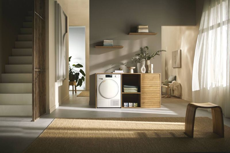Miele T1 Heat-Pump Dryer TXB360WP, model TXB360WP — heat-pump dryers specified and installed by iKitchen Cabinetry, view 5