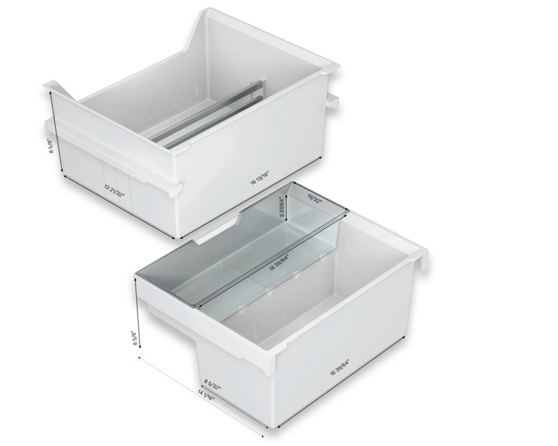 Miele 24" built-under refrigerator, model KU 7175 D — built-in refrigerators specified and installed by iKitchen Cabinetry, view 4