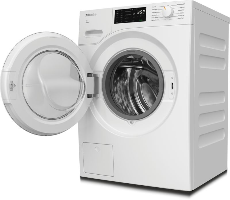 Miele W1 Front-Loading Washing Machine WXC280 WCS Steam, model WXC280 WCS Steam — washing machines specified and installed by iKitchen Cabinetry, view 2