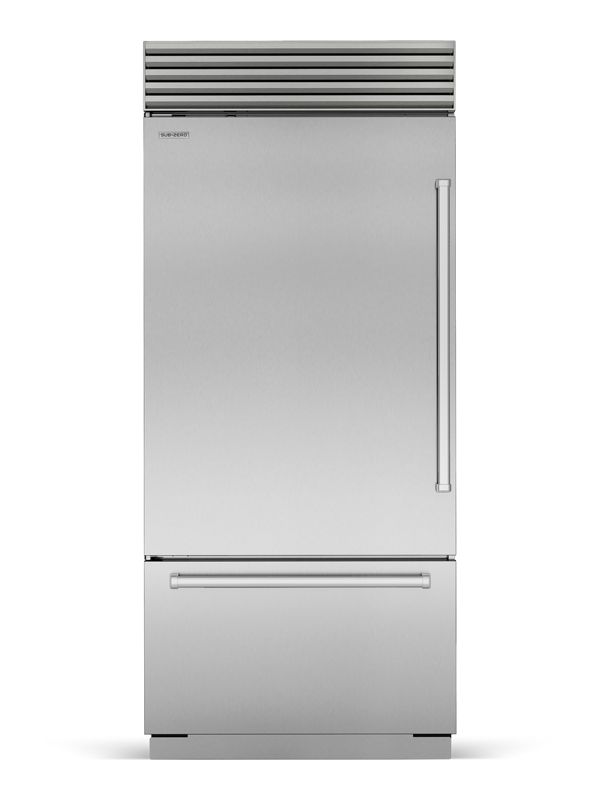 Sub-Zero Classic Over-and-Under Refrigerator/Freezer, model CL50U — over-and-under specified and installed by iKitchen Cabinetry, view 2