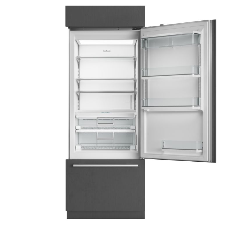 Sub-Zero 30" Classic Over-and-Under Refrigerator/Freezer with Internal Dispenser, model CL3050UID/S/T/L — over-and-under specified and installed by iKitchen Cabinetry, view 4