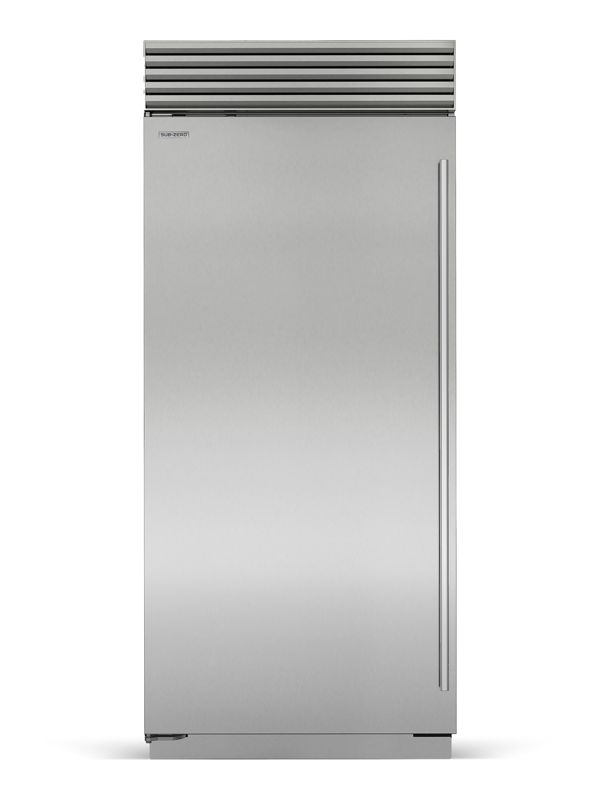 Sub-Zero 36" Classic Freezer, model CL3650F/S/T/L — column freezer specified and installed by iKitchen Cabinetry