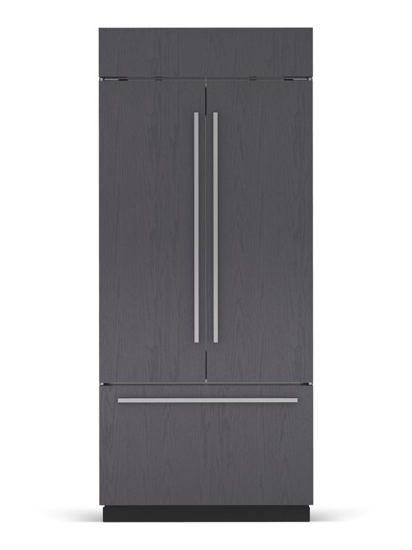 Sub-Zero 36" Classic French Door Refrigerator/Freezer - Panel Ready, model CL3650UFD/O — french doors specified and installed by iKitchen Cabinetry