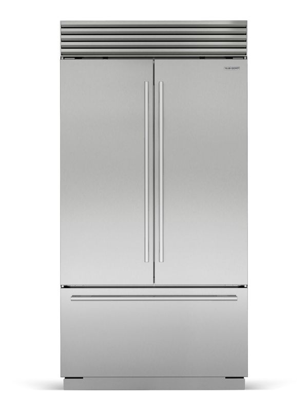 Sub-Zero 42" Classic French Door Refrigerator/Freezer with Internal Dispenser, model CL4250UFDID/S/T — french doors specified and installed by iKitchen Cabinetry