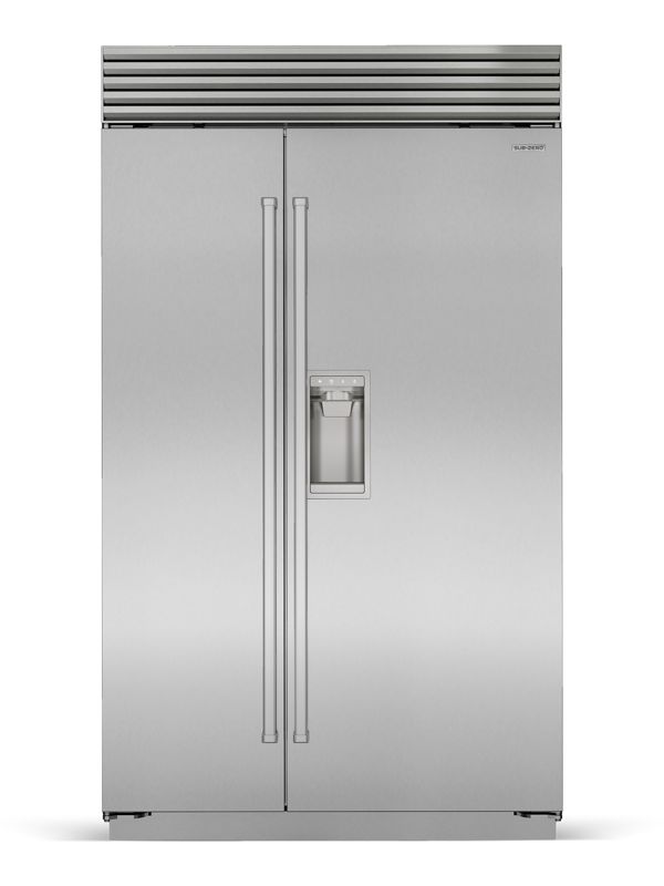 Sub-Zero Classic Side-by-Side Refrigerator/Freezer, model CL50S — side-by-side specified and installed by iKitchen Cabinetry, view 2