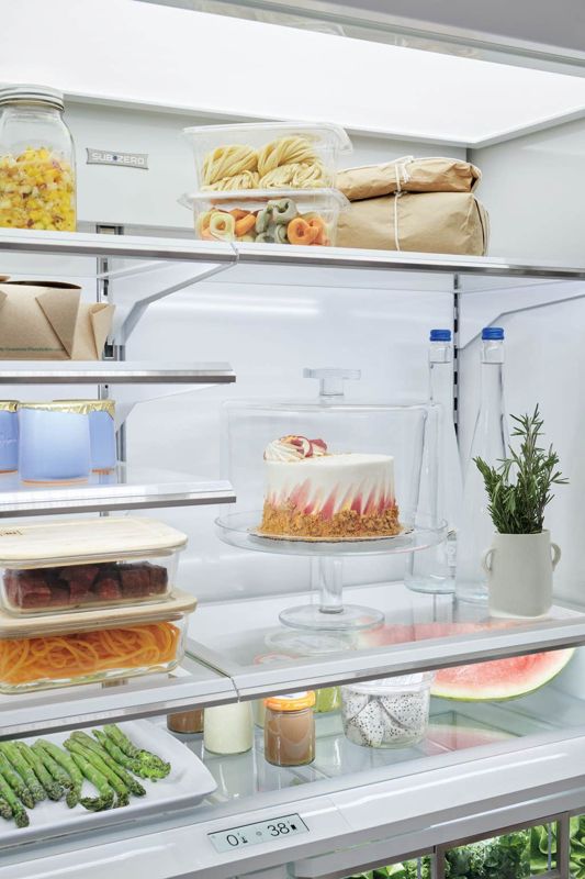 Sub-Zero 48" Classic French Door Refrigerator/Freezer, model CL4850UFD/S/P — french doors specified and installed by iKitchen Cabinetry, view 4